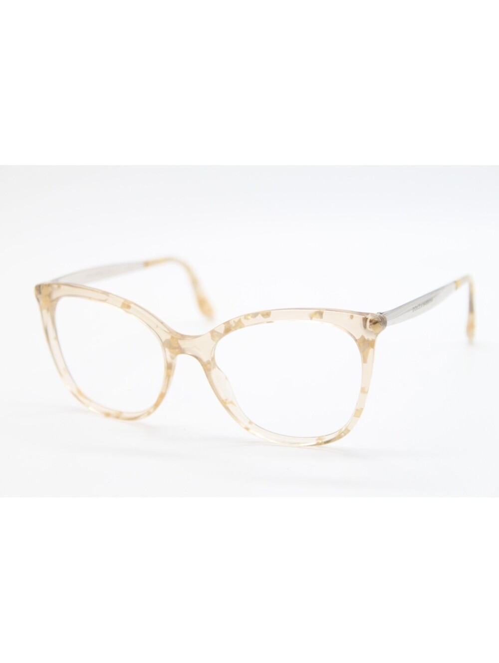 DOLCE & GABBANA DG 3278 3146 LEAF GOLD SILVER AUTHENTIC EYEGLASSES 52-17